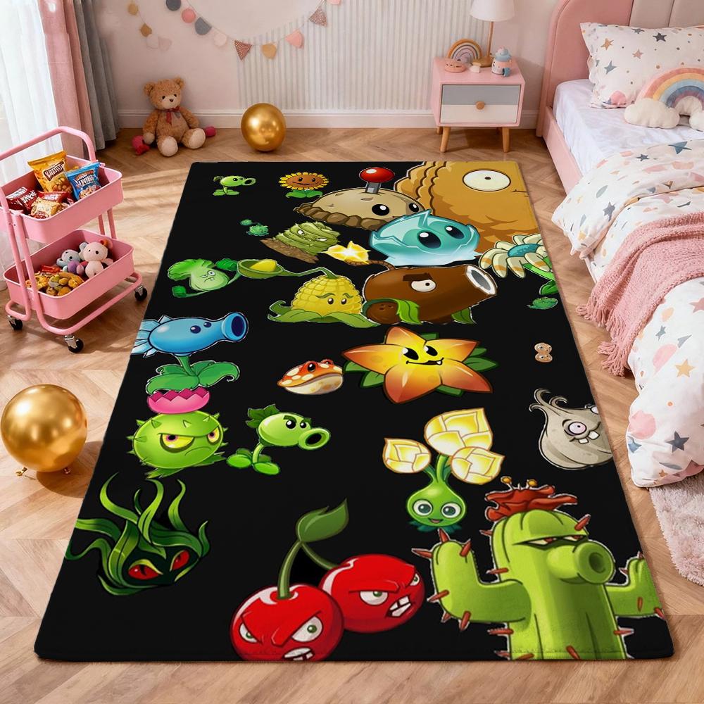 Plants Vs Zombies Carpet Living Room And Bedroom Mats Floor Mats Doormat Office Chair Cushion Room