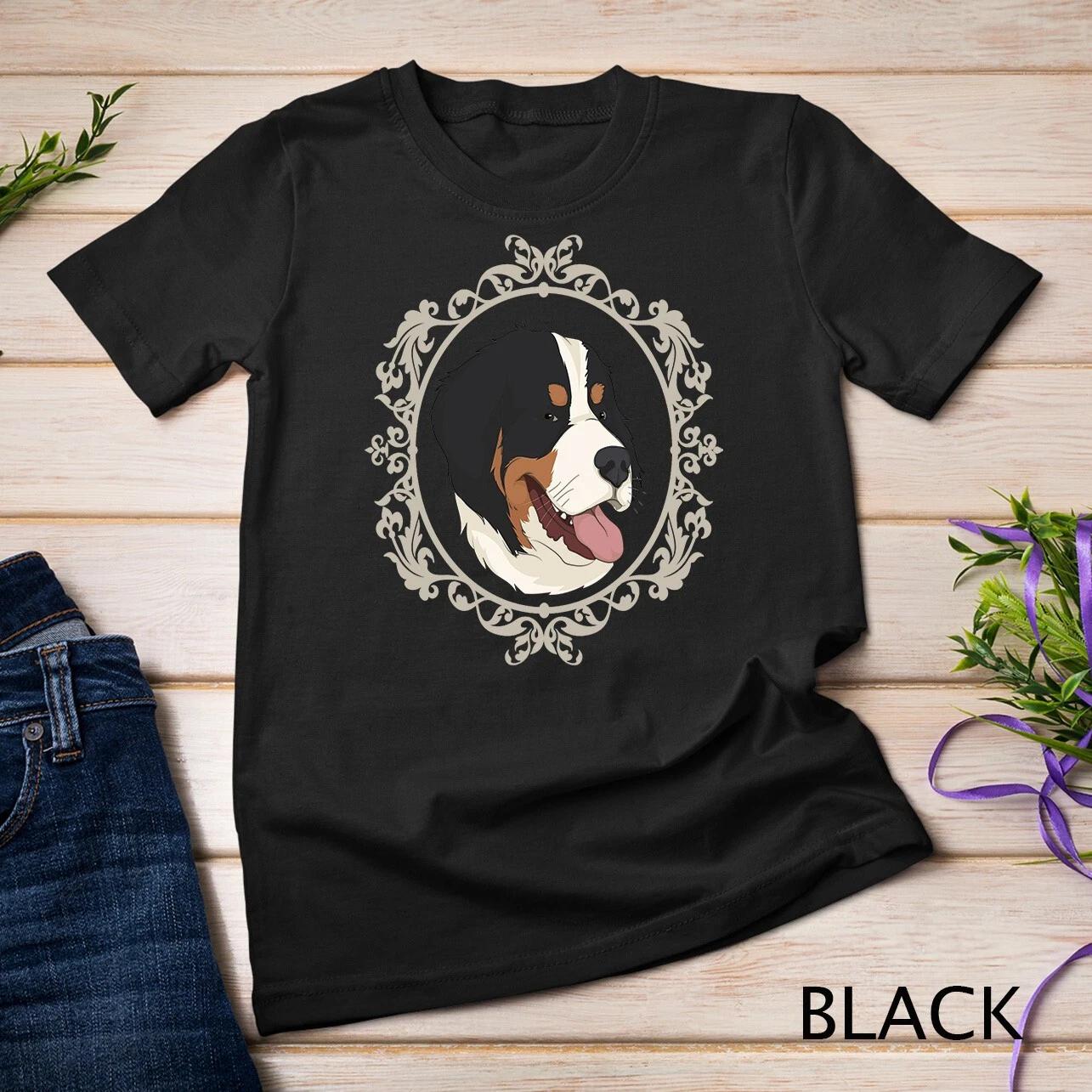 Vintage Pet Dog Lover Bernese Mountain Dog Unisex T-shirt XL
