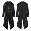 Çocuk Boys 'Steampunk Ceket Gotik Tailcoat Kostüm Smokin Korsan 8-12 Yıl