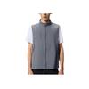 SAUCONY Ss25 Brand Logo Letter Stand Collar Versatile Vest Men Vest Cool-Iron-Gray SA2259VT02T-GR006