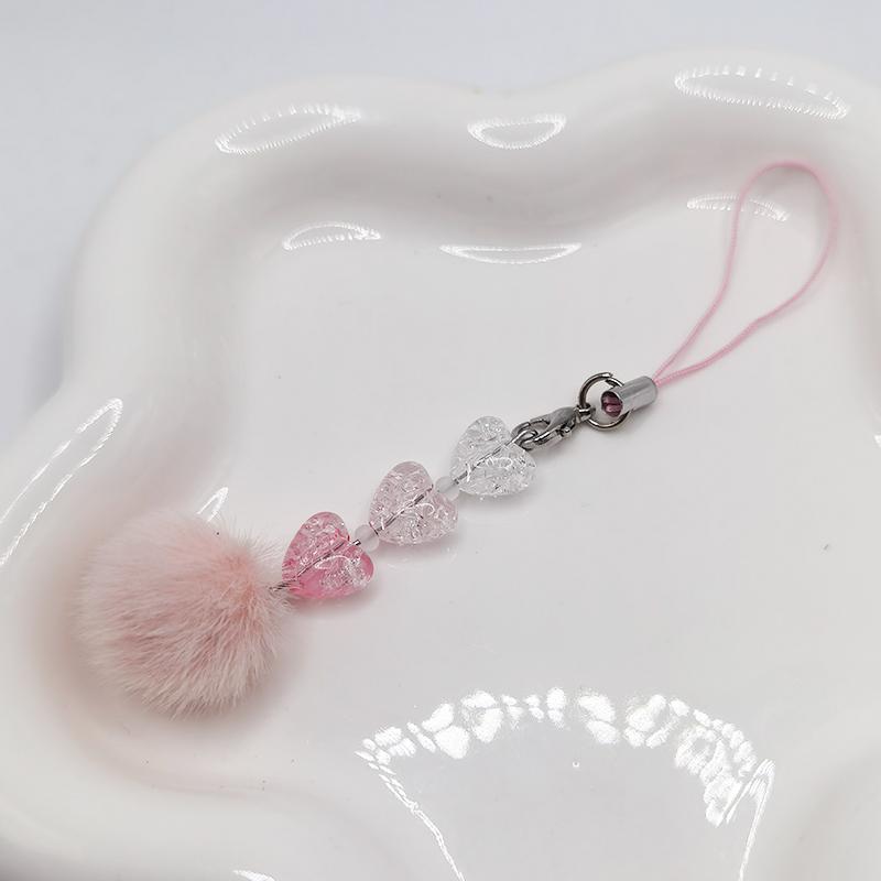 

Orignal Handmade Flower Cute Phone Charm Lanyards Strap For Girl Women Lovely Kawaii Keychain For iPhone/HUAWEI Bead Pendant