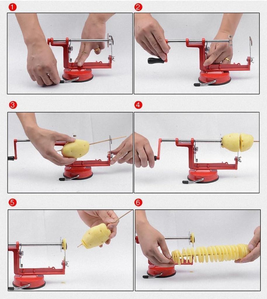 Tornado Potato Spiral Potato Hurricane Food Party Cutter, Cutter, Potatoes, Festival, Stall,