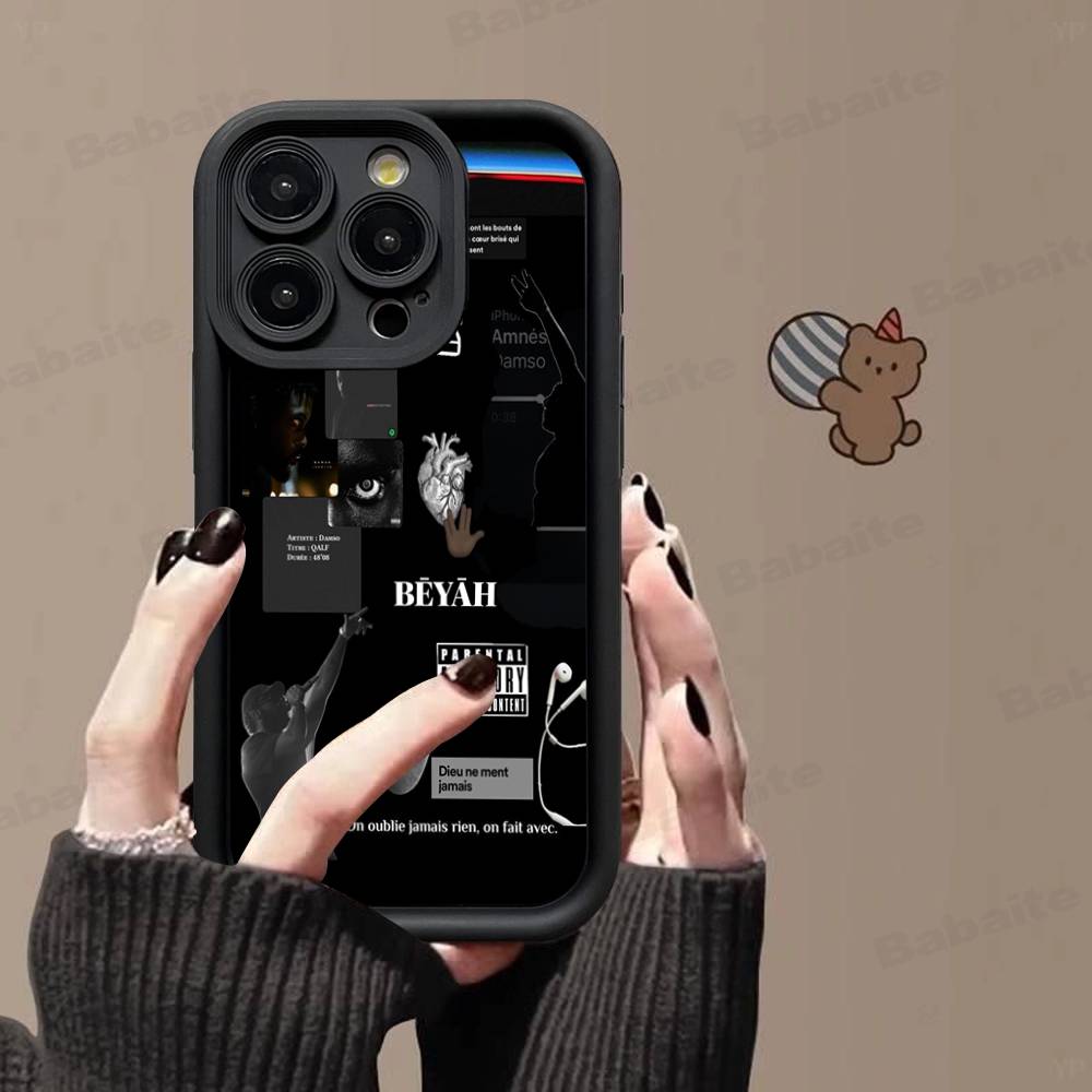 Damso Rapper Phone Case For IPhone 16 15 14 Plus 13 12 11 17 Pro Max Pro Soft Cover
