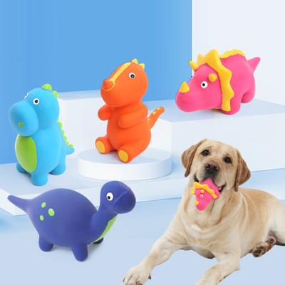 Dog Sounding Toy Wear-resistant Soft Funny Voice Lovely Adorable Relieve Stress Emulsion Cartoon Dinosaur