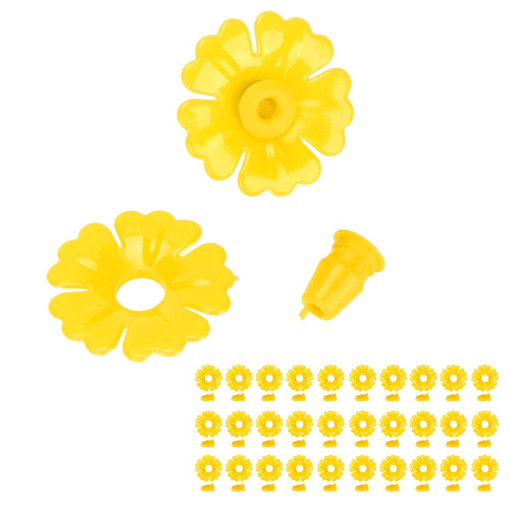 30er Set Kolibri Futterblumen Hängende Vogelfutteröffnungen Ersatzteile Garten