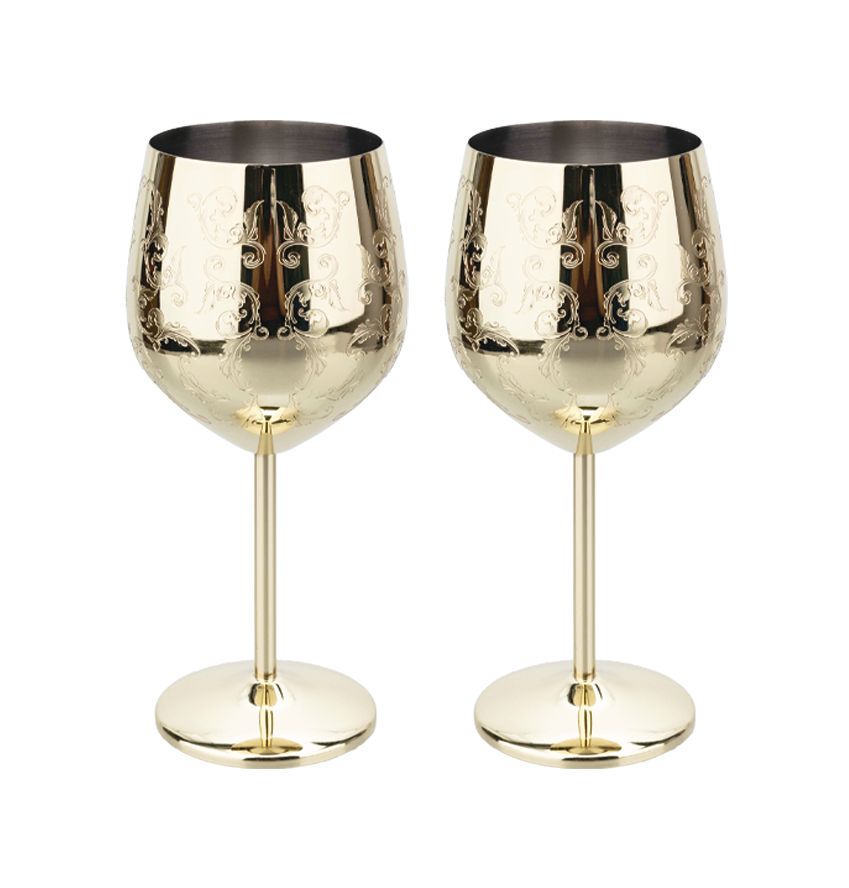 Stainless Steel Glass Goblets Cocktail Creative Metal Wine Glass Bar Restaurant Champagne Red Wine Glass Drinkware Barware Cup