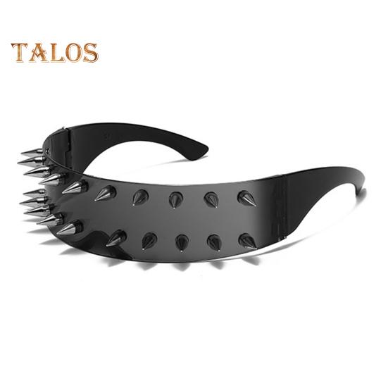 Unisex-Brille, Metallnieten, Party-Sonnenbrille, leichtes Design, Cosplay-Sonnenbrille, Schattenbrille für Damen und Herren