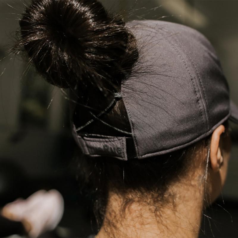 New Solid Color Women's Outdoor Baseball Cap Quick-Drying UPF 50  Waterproof Large Brim Outdoor Running Sports ponytail Caps