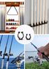 10 Pieces Fishing Rod Holding Clip, Billiard Cue Holding Clip,