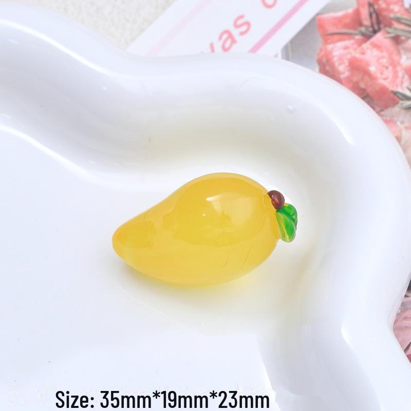 

3D светящиеся фрукты смола DIY ювелирные аксессуары