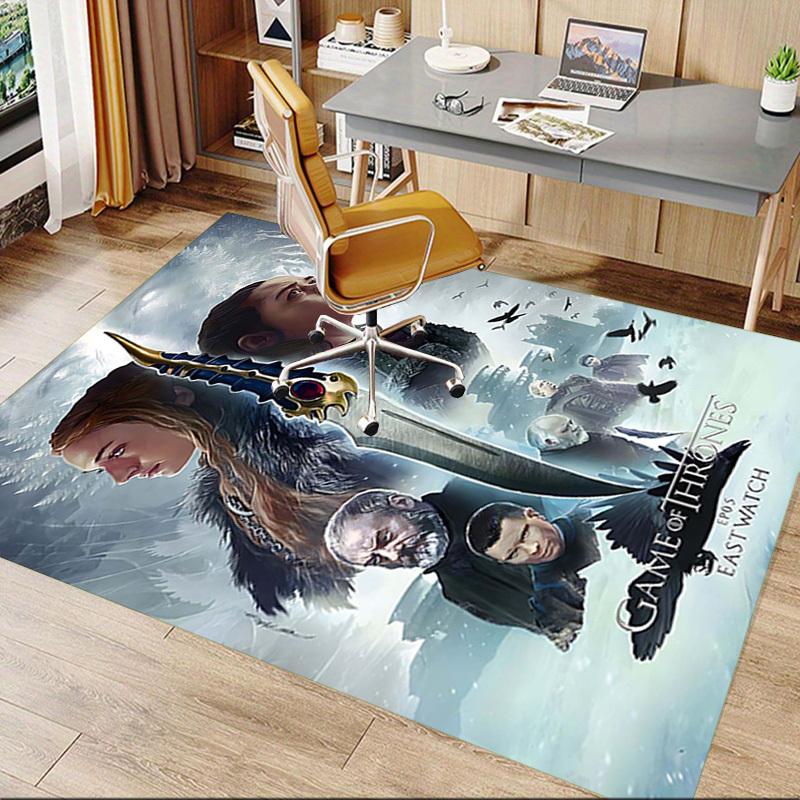 1PC Game of Thrones Eastwatch Extra Large Non-Slip Floor carpet, Office, family, bedroom, Studio - Large Area Rug Indoor Rugs1147A