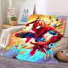1pc Spider-Man Printing Flannel Blanket for All Season, Unisex Cartoon Blanket, Office Blanket, Lunch Rest Blanket