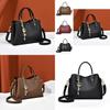 Stylish Large Capacity Women's Tote Bag 2024 Trendy Soft Pu Leather Commuter Handbag