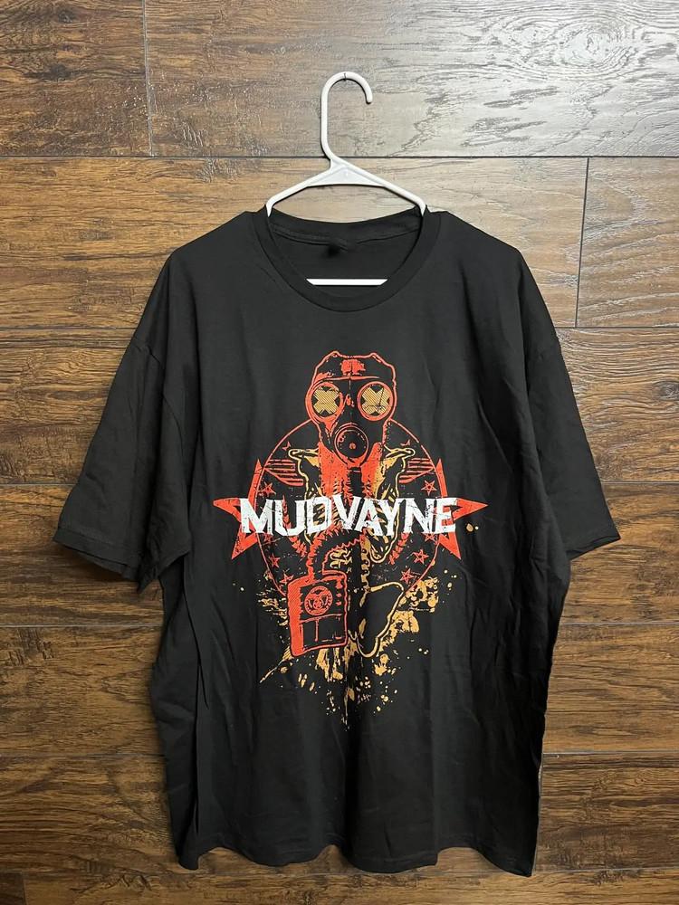 Vintage Mudvayne Band Black Shirt Unisex Concert S to 5XL AR371 Unisex T-Shirt