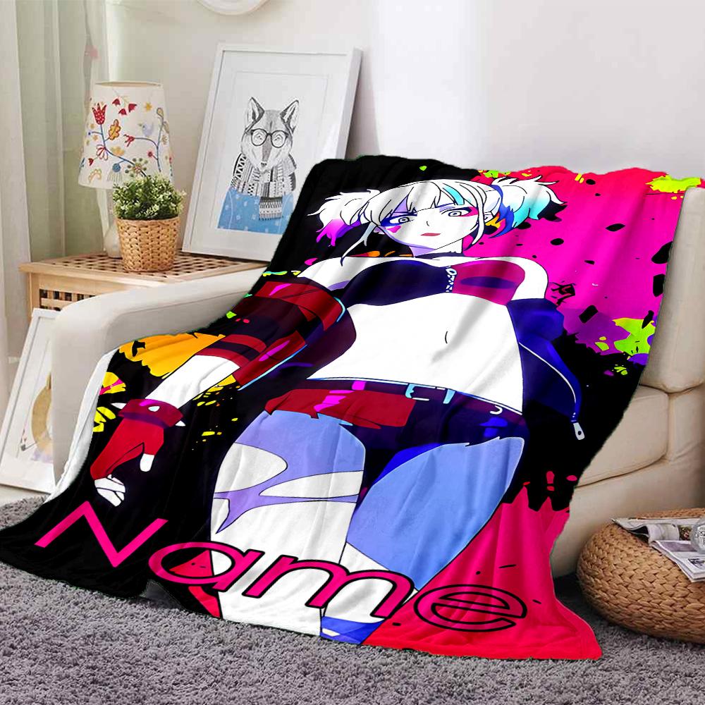 Customiz Name Personality Harley Quinn and the Joker Blanket Soft &Warm Sofa Office Bed Travel Lunch Break Blanket, Gift Suitable All Seasons