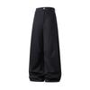 American Retro Pleated Tooling Casual Pants Men's Autumn Texture Pure Cotton Silhouette Loose Outdoor Tide Brand Scimitar Trousers Q