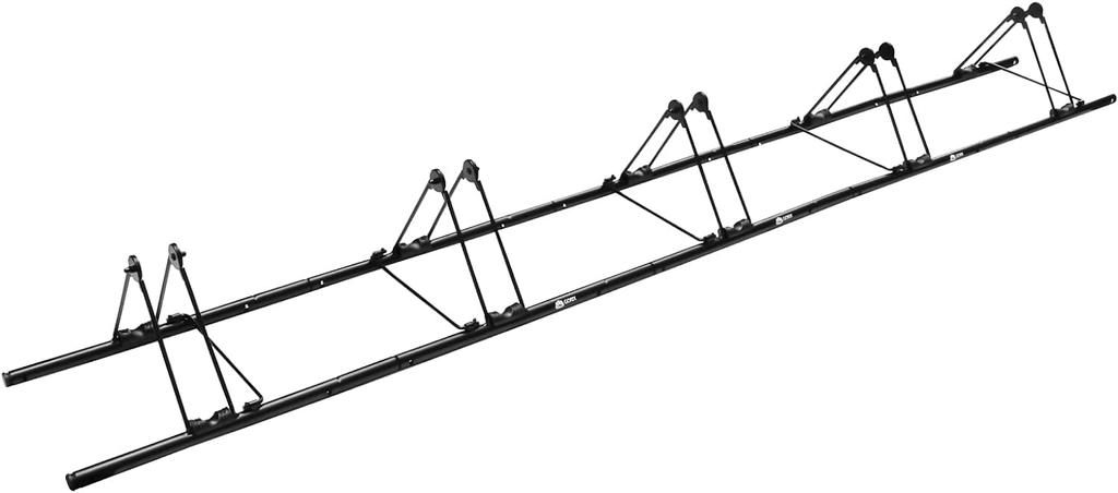 GORIX Bicycle Stand for 5 Fall Cycle Bicycle Outdoor Electric Bicycle for 5 Bikes Bikes, Doesn't Down, Stand, Stand, GX-319S-5 (Black)