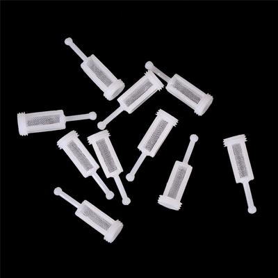 10 ks/balení stříkací pistole s gravitačním podáváním, nádoba na barvu filtry síťovina 36 mm x 11 mm nástroj