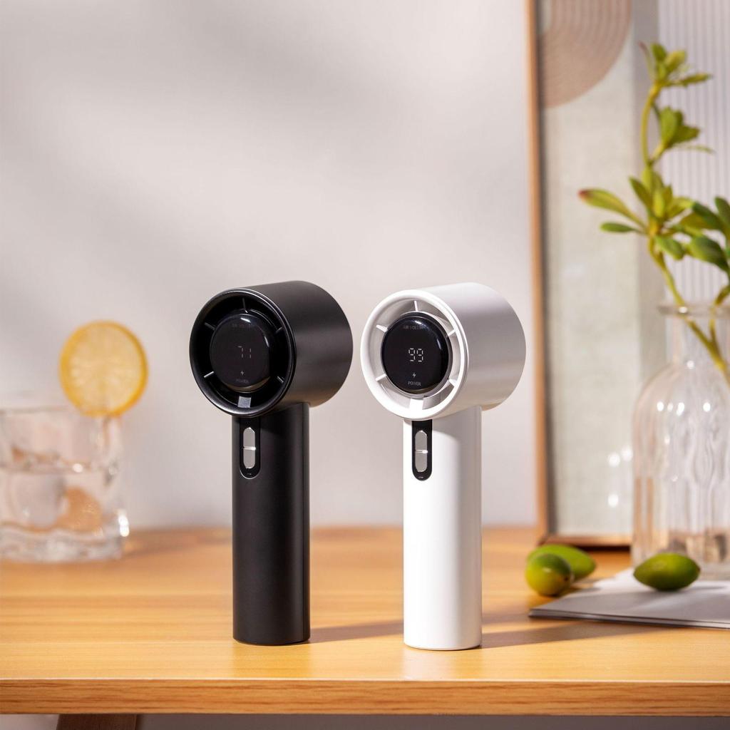 USB Charging 100-Speed Digital Display Mini Handheld Fan