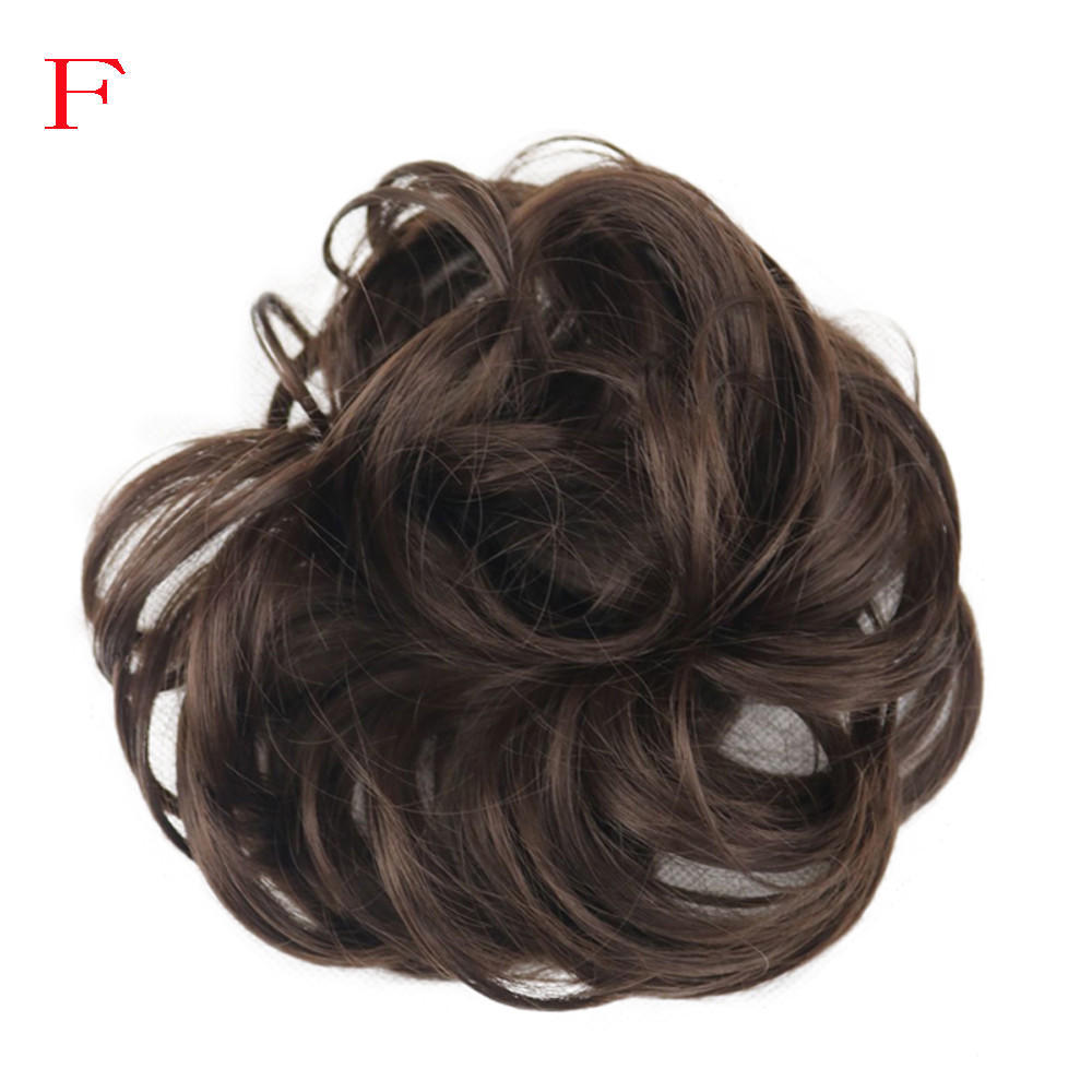 Γυναικείο Ατημέλητο Κυματιστό Κότσο Κομμάτι Τούφας Λαστιχάκι Περουκές Επεκτάσεις Κομμωτική