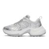 MLB New York Yankees Casual Shoes Women's Low top Beige/Gray/Silver 3ASHW045N-50SIS(Team80BOX)