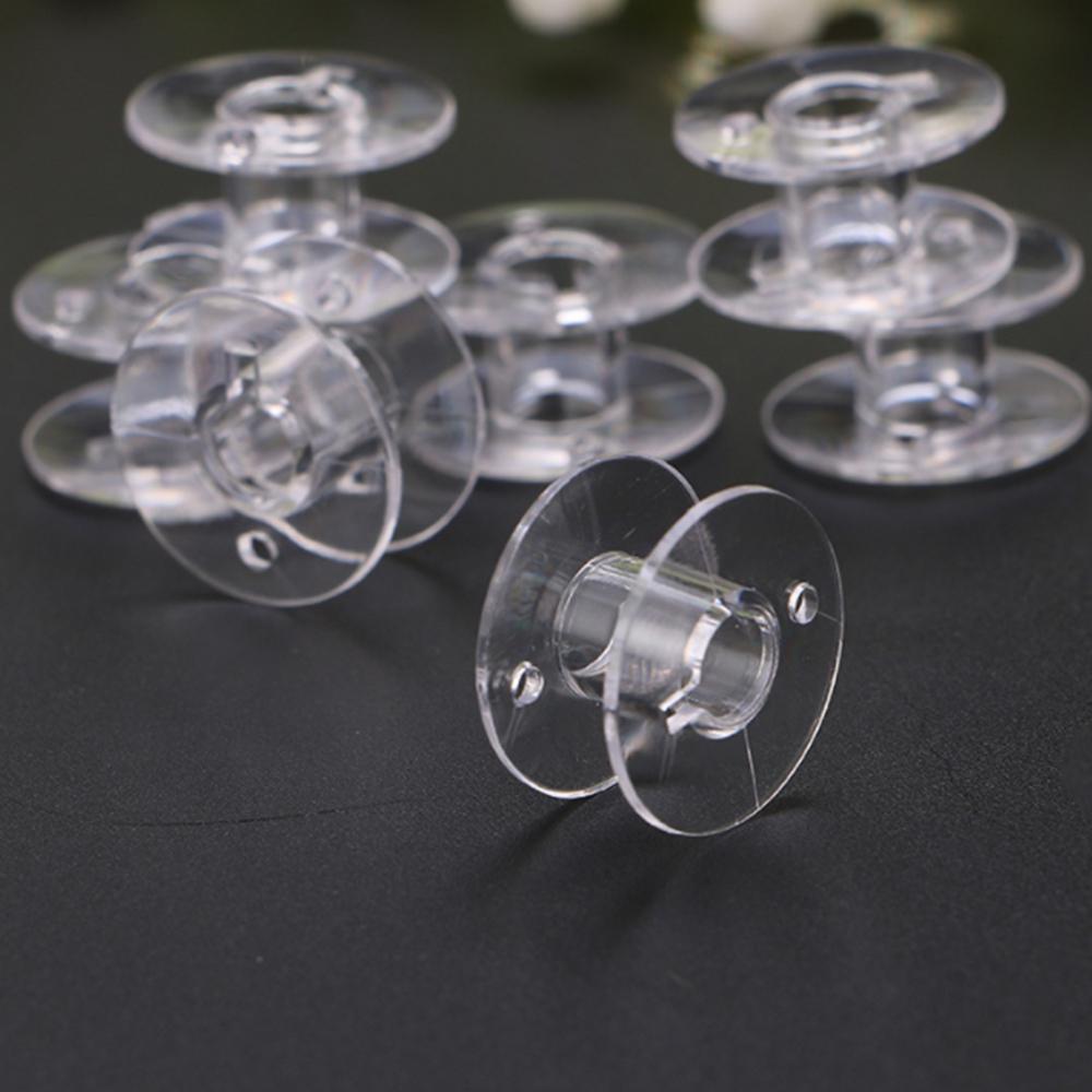 25Pcs/Set Clear Bobbins Sewing Machine Plastic Spool UNIVERSAL For Most Brands 25Pcs/Set Clear Bobbins Sewing Machine Plastic Spool UNIVERSAL For Most Brands