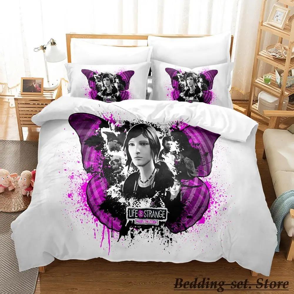Life Is Strange True Colors Bedding Set Single Twin Full Queen King Size Bed Set Adult Kid Bedroom Duvetcover Sets Anime Game