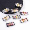 Dollhouse Sushi Bento Simulation Food Model Realistic Mini Ornament for Doll House Kitchen Decor Props