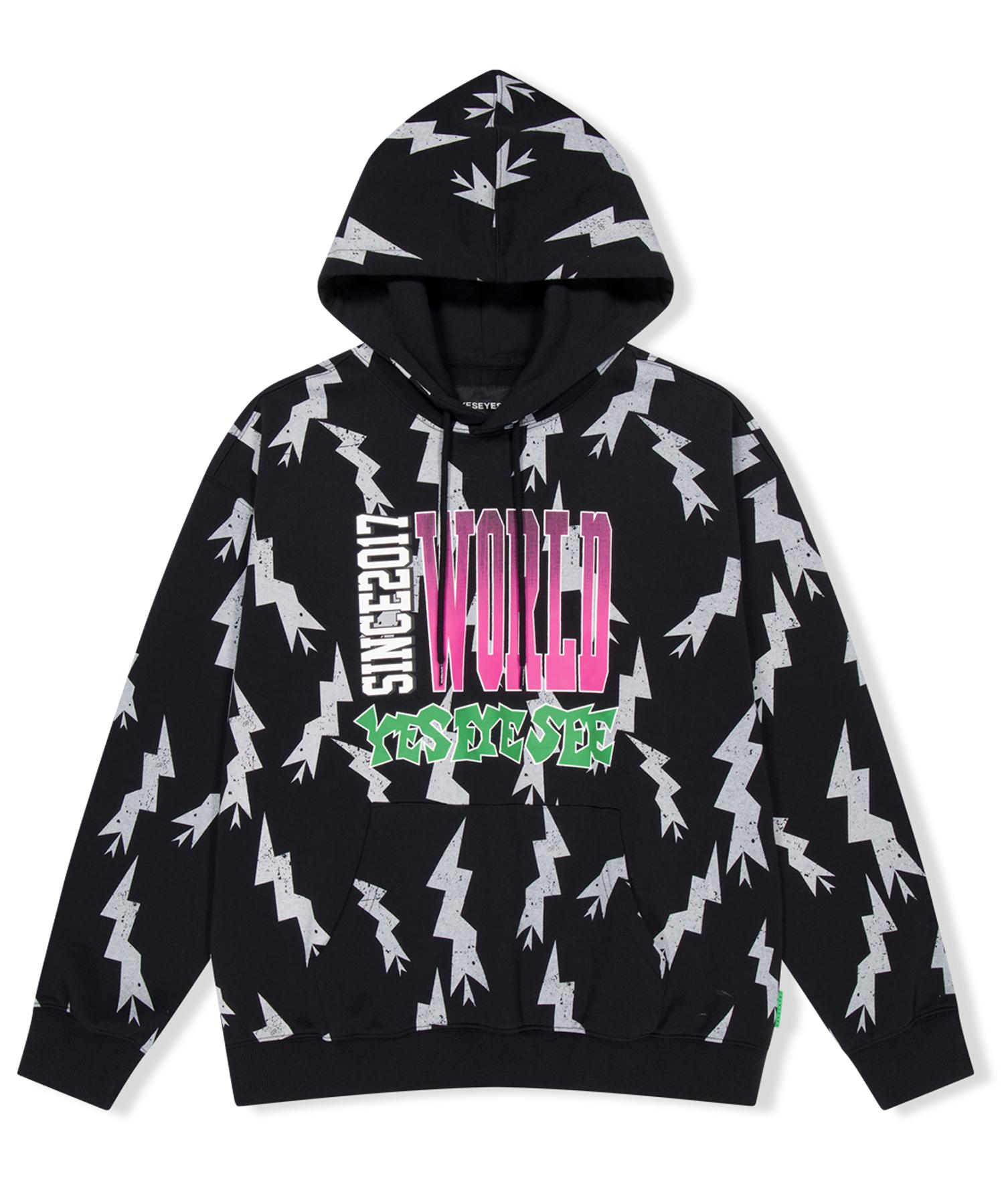Yes Ic Sn World Hoodie Black M