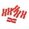 Milageto 6pcs/set Tennis Racket Weight and Balance Strip Racket, Red