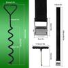 40cm Lightweight Spiral Ground Anchor for Tarp and Tent Pegs