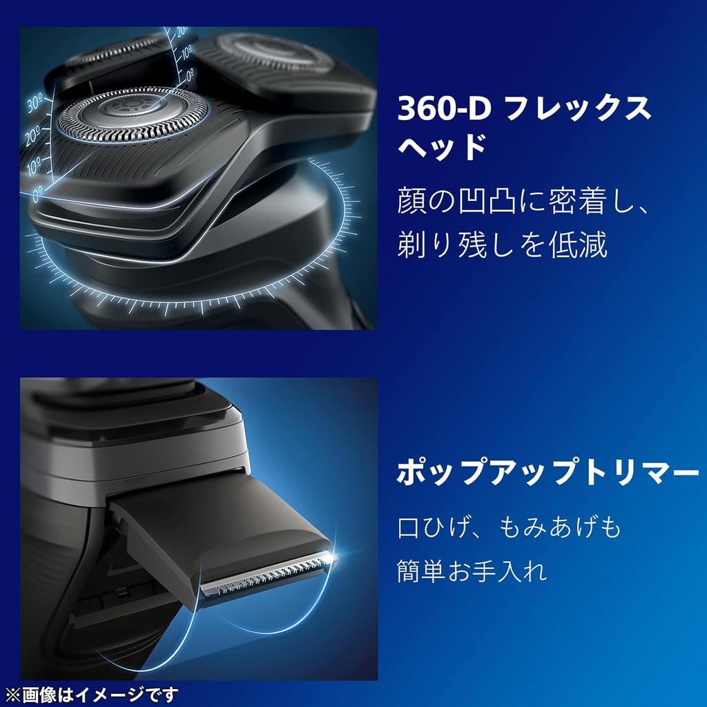 Philips Elektrický holicí strojek Elektrický holicí strojek řady 5000 pro pánské čepele IQ Shaving Grey (45 Rotační/Skin Technology/Bath & Washable) S5887/16