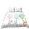 Cartoon Alpaca Digital Printing Bedding Two Or Three-Piece Set Polyester Can Be Sent
