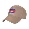 Baseball Cap Cambodia Flag Cool Cambodian Fans Wild Sun Shade Peaked Adjustable Caps