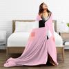 Pig Pixel Game Blanket Quality Warm Soft  Throw Blanket Winter Picnic Couch Chair Sofa Bed Novelty Bedspread