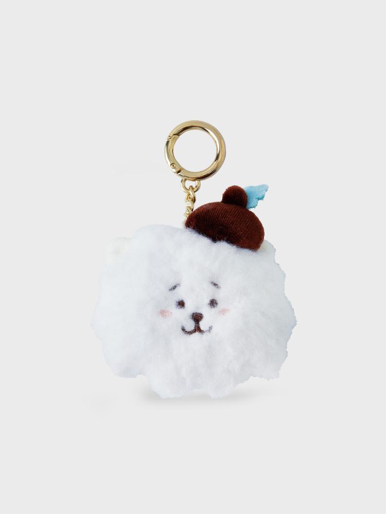 Line Friends BT21 RJ Hope in Love Plush Face Doll Keychain