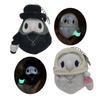 New Arrival Plague Doctor Plush Keychain Crow Bird Halloween Backpack Ornament