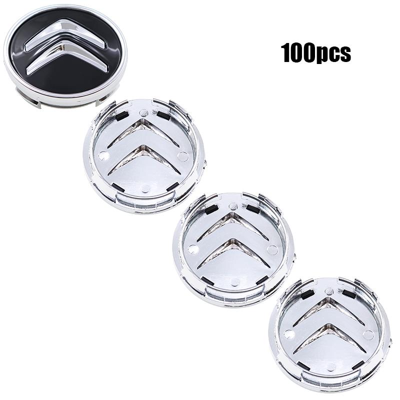 100pcs 60mm Citroen Car Wheel cap emblem Wheel Center Hub Cap auto Rim refit dust-proof badge covers sticker styling accessories anp123