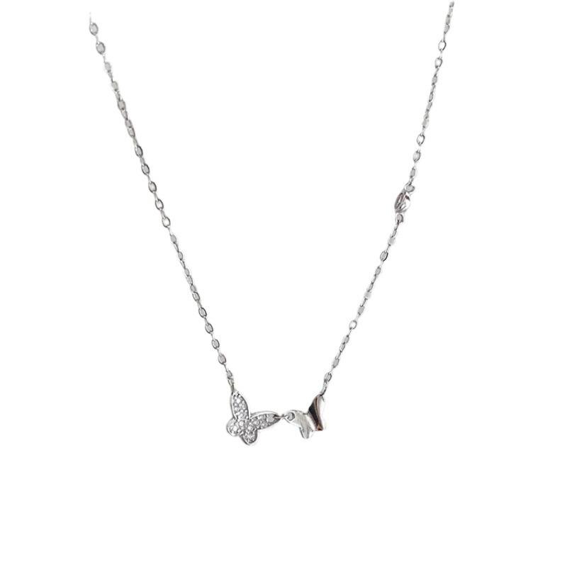 2024 Women's Luxury Butterfly Necklace: Elegant Summer Clavicle Chain, Simple & Versatile Design