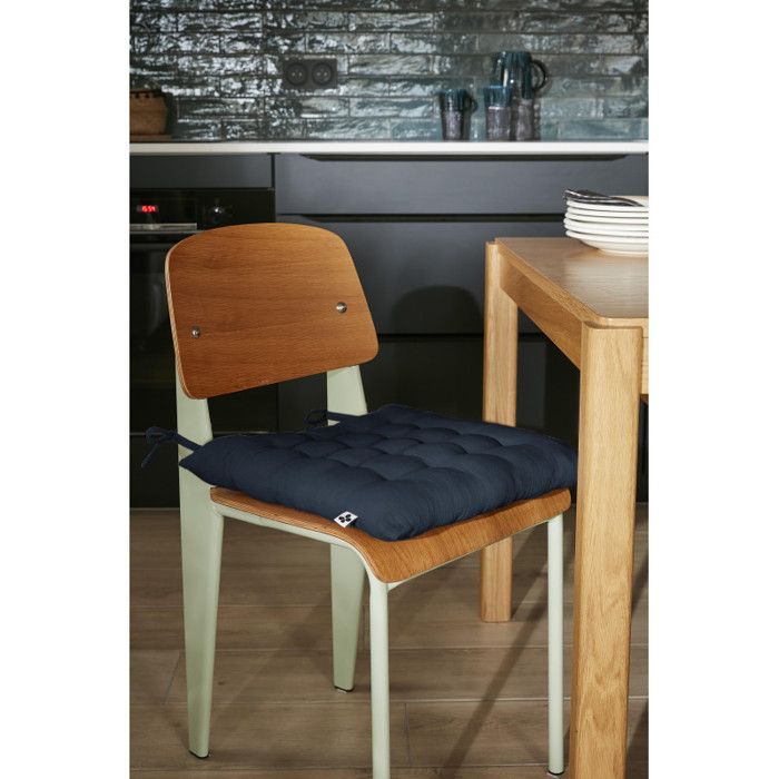 Assise matelassée 16 points "Gaïa" 40 x 40 cm "Gaze de Coton" l'Effet Papillon