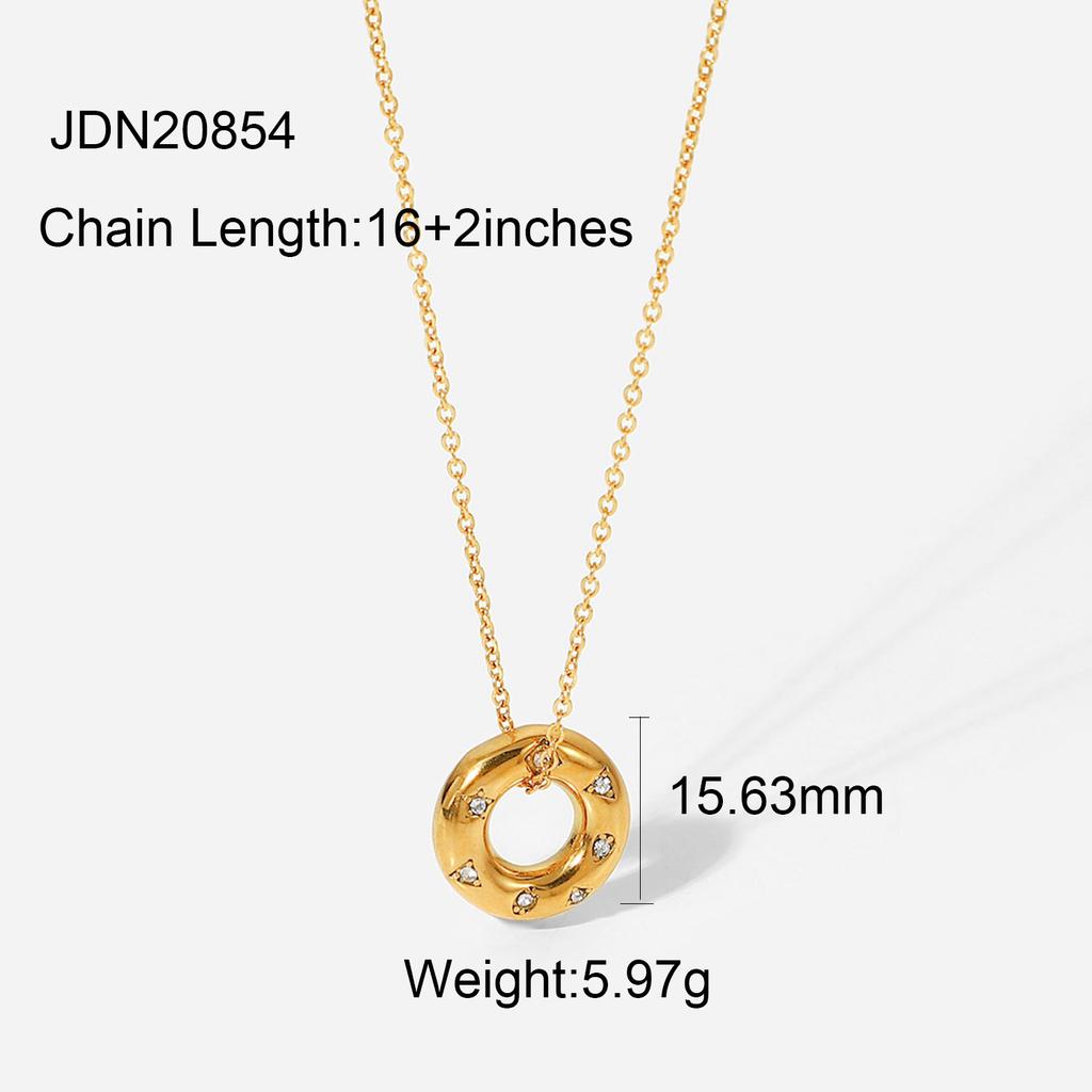 Designer Fine Pendant Necklaces Waterproof Hypoallernic Stainless Steel Pendants Necklace Jewelry for Women