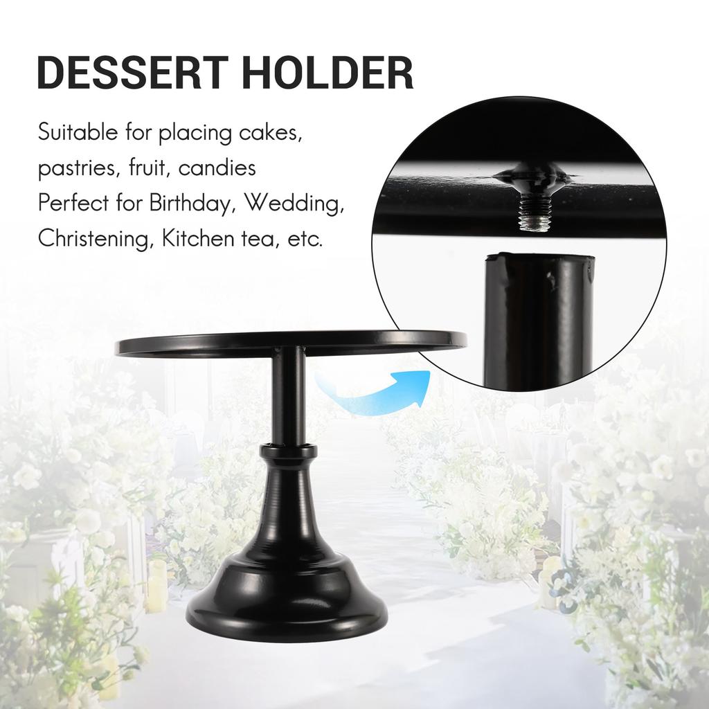 M-Modern-12 Inch Iron Round Cake Stand Cake Plate Pedestal Dessert Holder Wedding Birthday Party