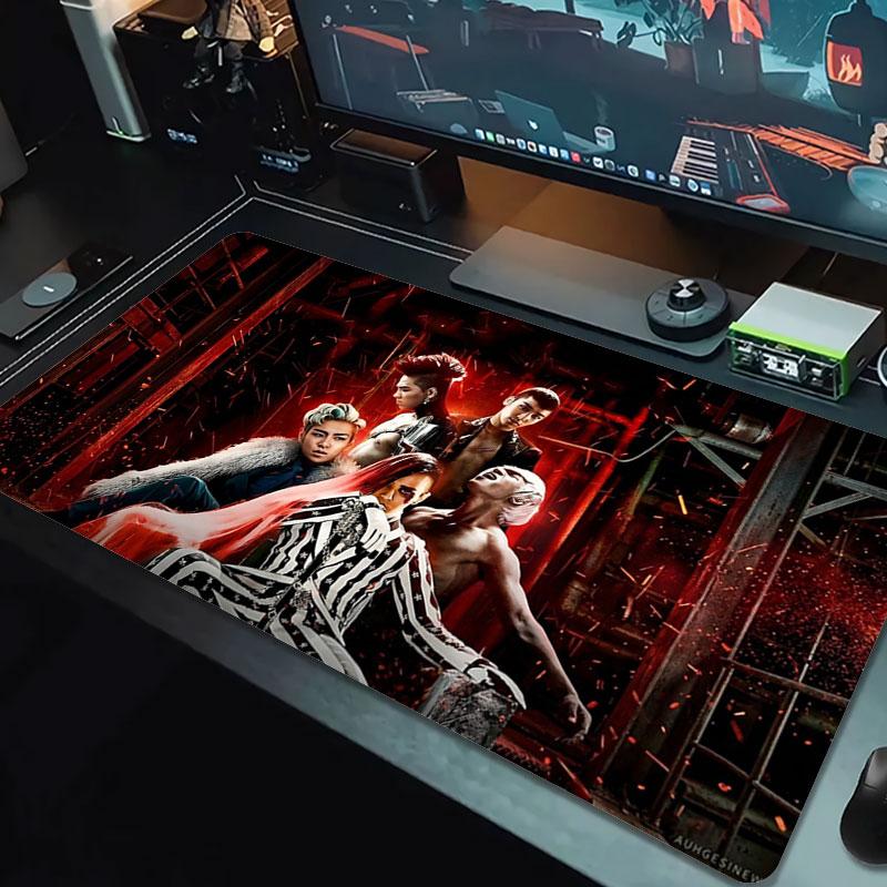 BIGBANG Large Size Mouse Pad Large Gaming Table Cushion Non-slip Laptop Tablet Big Mousepad XXL Mat Mini PC Playmat With Lock Edge