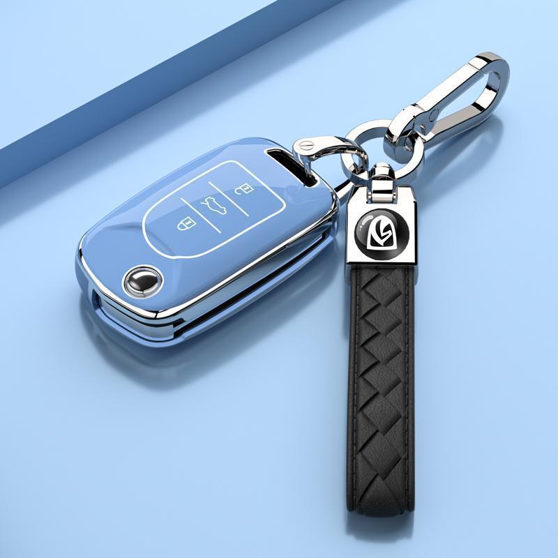 Baojun 730 Folding Key Case Luxury Protective Shell for 7-Seater 