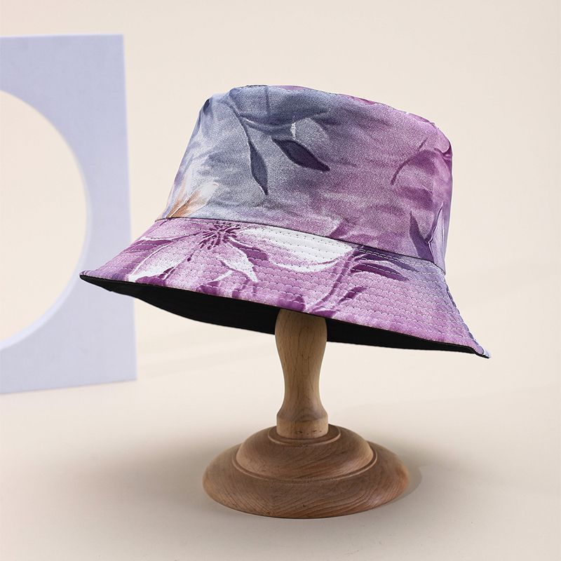 Hat double-sided bucket hat summer sunscreen sun hat sun hat sun hat UV protection breathable summer basin hat