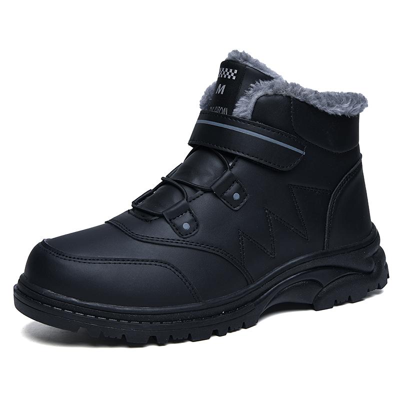 

Holfredterse Outdoors Зимние мужские водонепроницаемые кроссовки Рабочие ботинки Обувь Легкие Mx8903 Черный/Синий Липучка 41