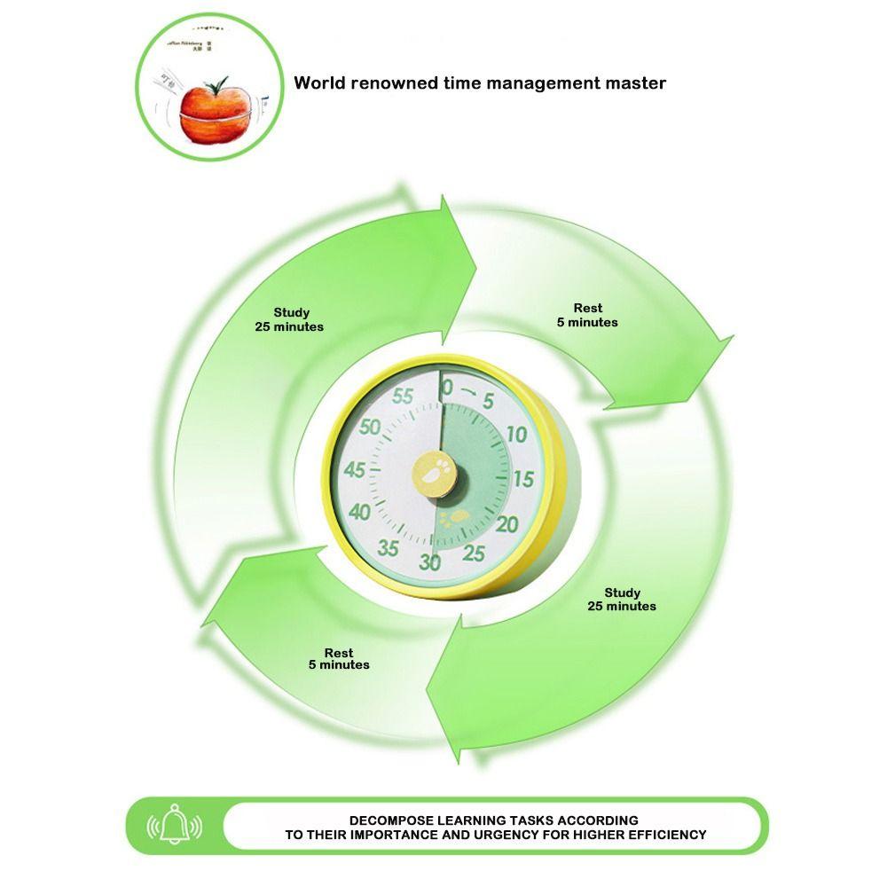 Magnetic 60 Minute Countdown Timer Kids Time Management Tools Desk Timer New Visual Timer  Student