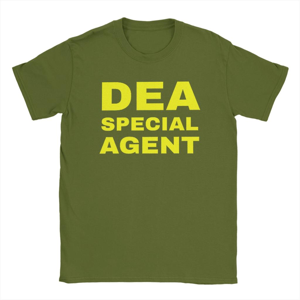 DEA Special Agent Drug Enforcement Administration T Shirt Pure Cotton TShirts For Mens Tshirt Short Sleeve Y2K Top Tees