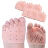 Forefoot Pads Toe Separator Cushion Pad Silicone Pain Relief Shoes Insoles Toe Hallux Valgus  Corrector Gel Pads Foot Care