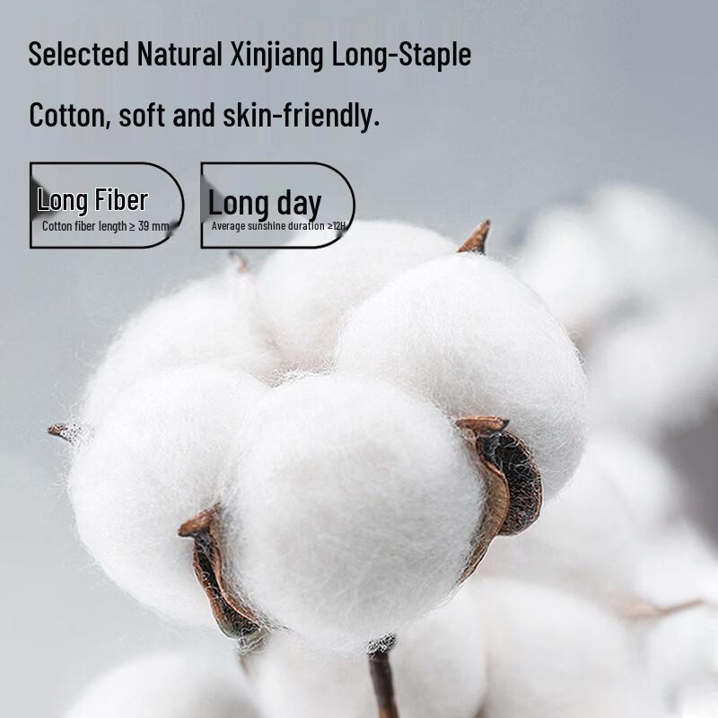 Langsha Men's Pure Cotton Antibacterial Boxer Briefs